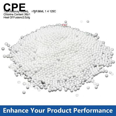 CPE 135A Mooney Viscosity≤96ML 1 4 125C Chlorine Content 35±1 Heat Of Fusion≤2.0J/g Enhance Your Product Performance