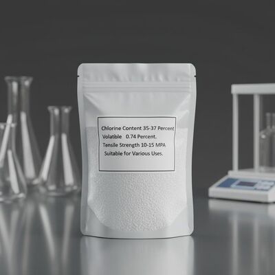 Chlorine Content 35-37 Percent Chlorinated Polyethylene 135A Featuring Volatile 0.74 Percent and Tensile Strength 10-15 MPa Suitable for Various Uses